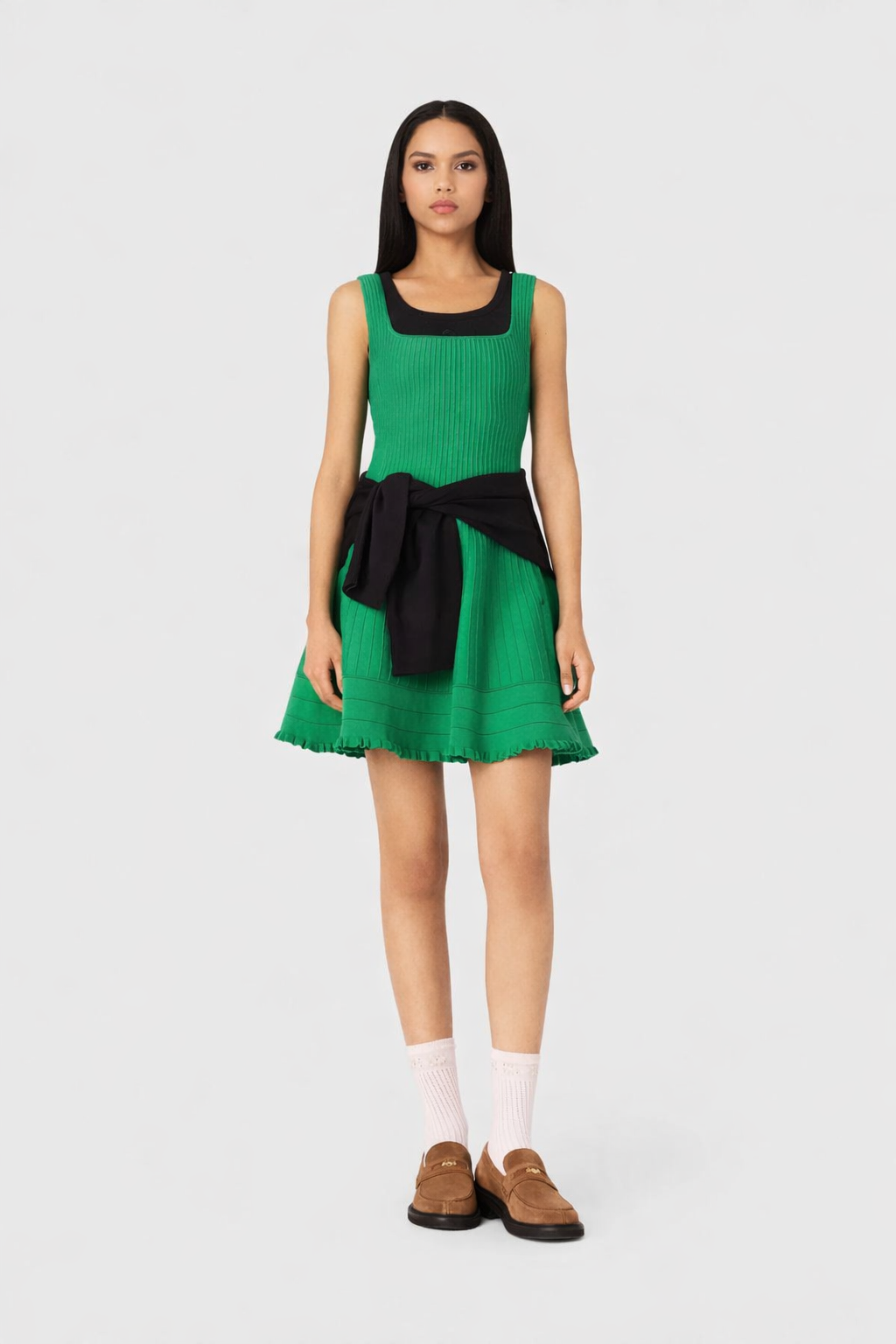 Robe patineuse en maille  - Maje