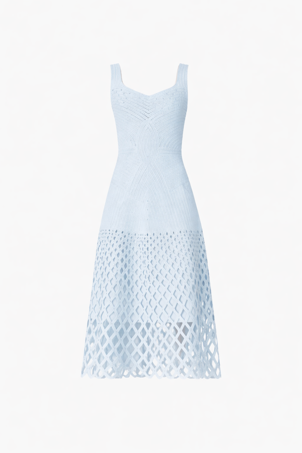 Robe en crochet a doublure amovible Avec son gilet - Maje