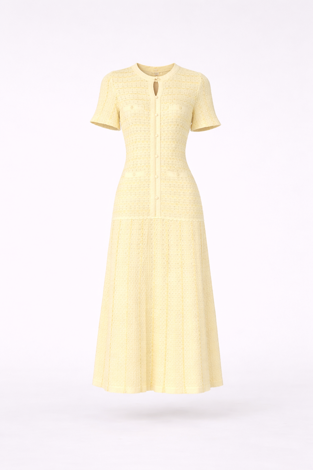 Robe longue en maille strassée - Sandro