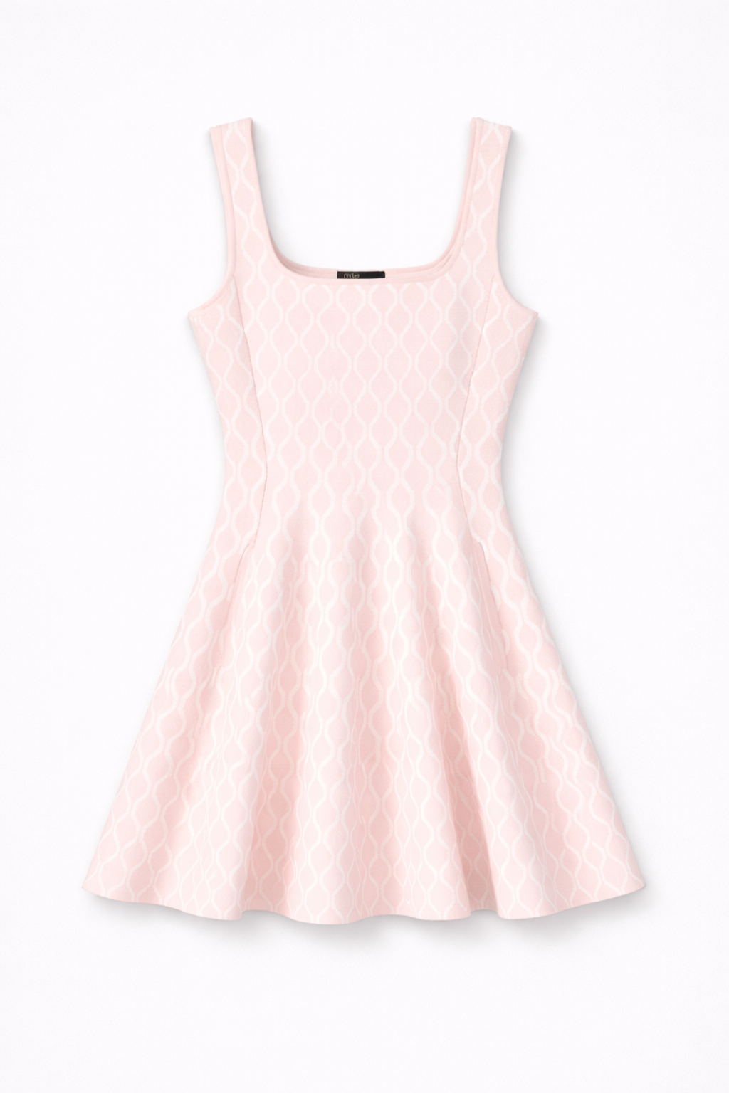 Robe courte en maille jacquard - Maje