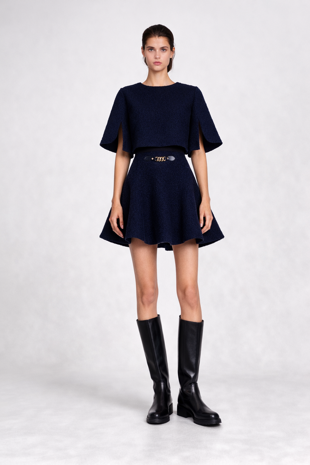 Robe 2 en 1 en tweed - Maje