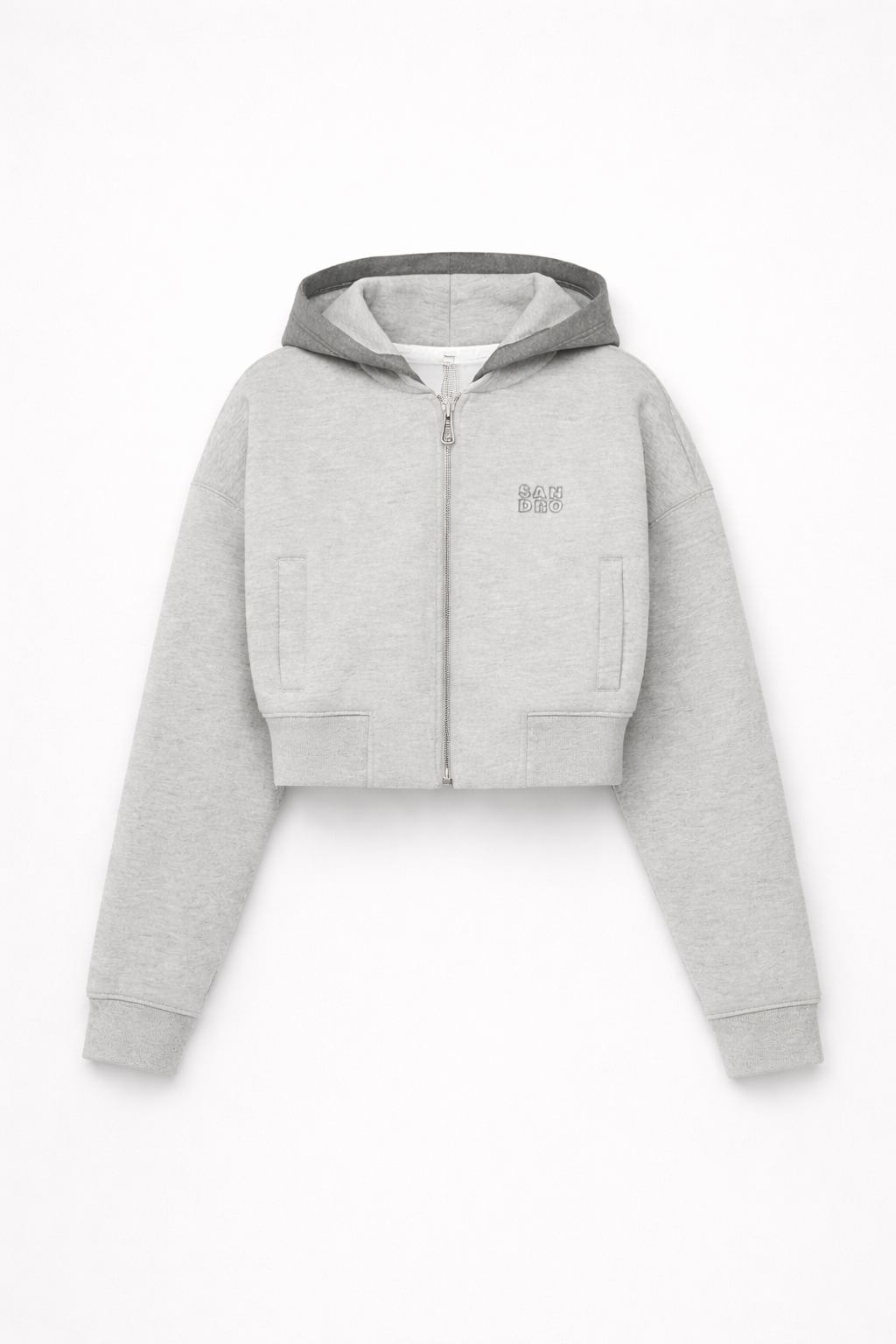 Sweatshirt à capuche amovible - Sandro