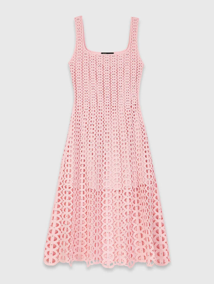 Robe en crochet a doublure amovible