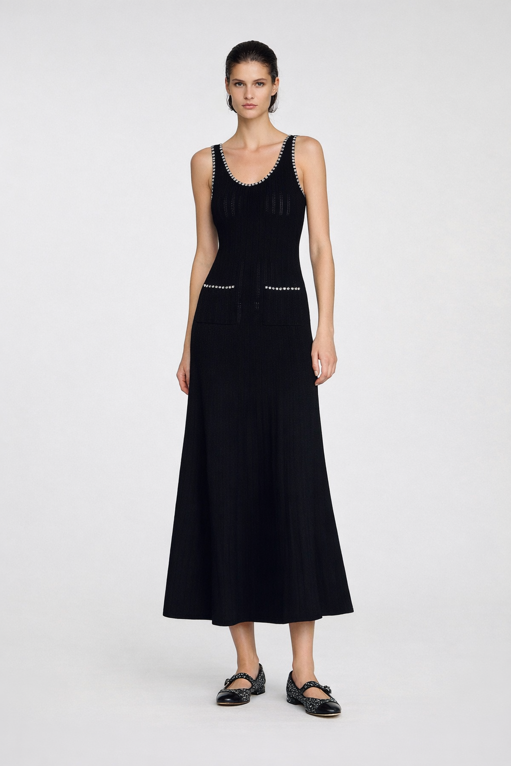 Robe longue perlée - S*ndro