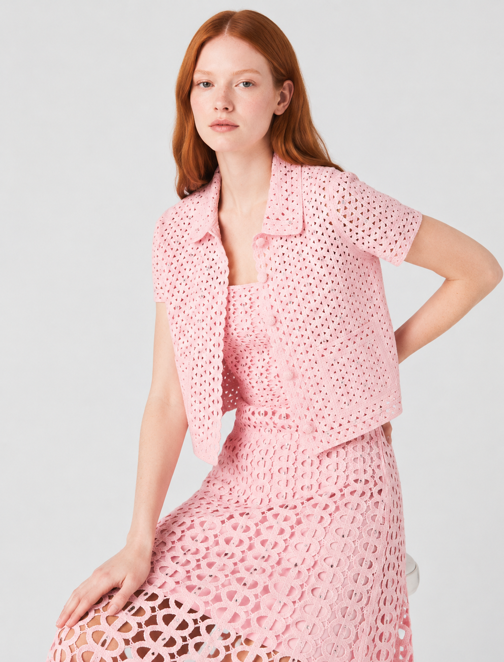 Cardigan en crochet